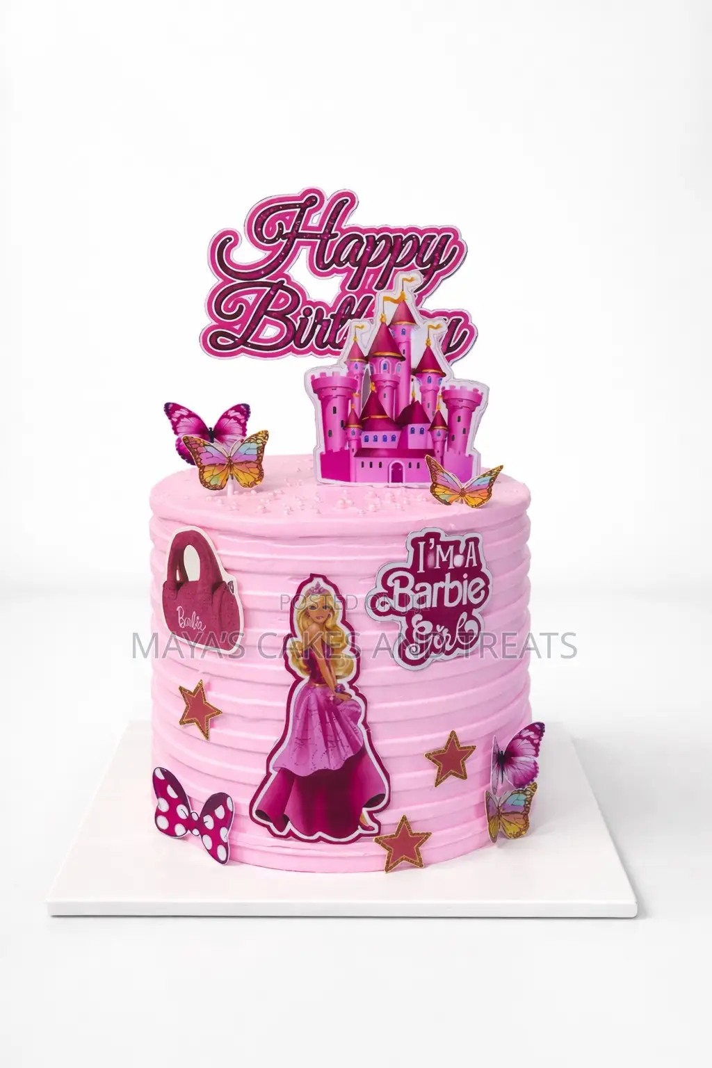 Kids Barbie Themed Cake