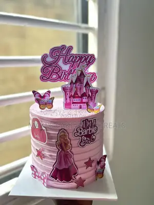 Kids Barbie Themed Cake