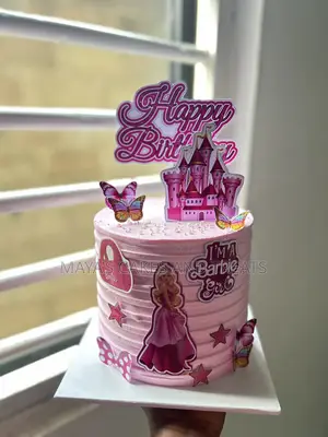 Kids Barbie Themed Cake