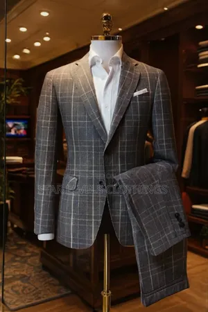 Check 3pcs Suit Available for Men