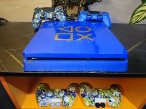 Playstation 4 Slim Special Edition Jailbreak 1tb 16 Games Installed