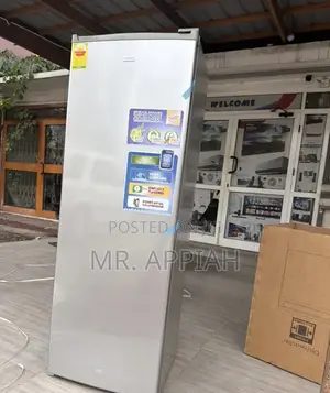 Super Cooling Nasco 242l 1 Door Upright Freezer With 7 Drawers(Gray).