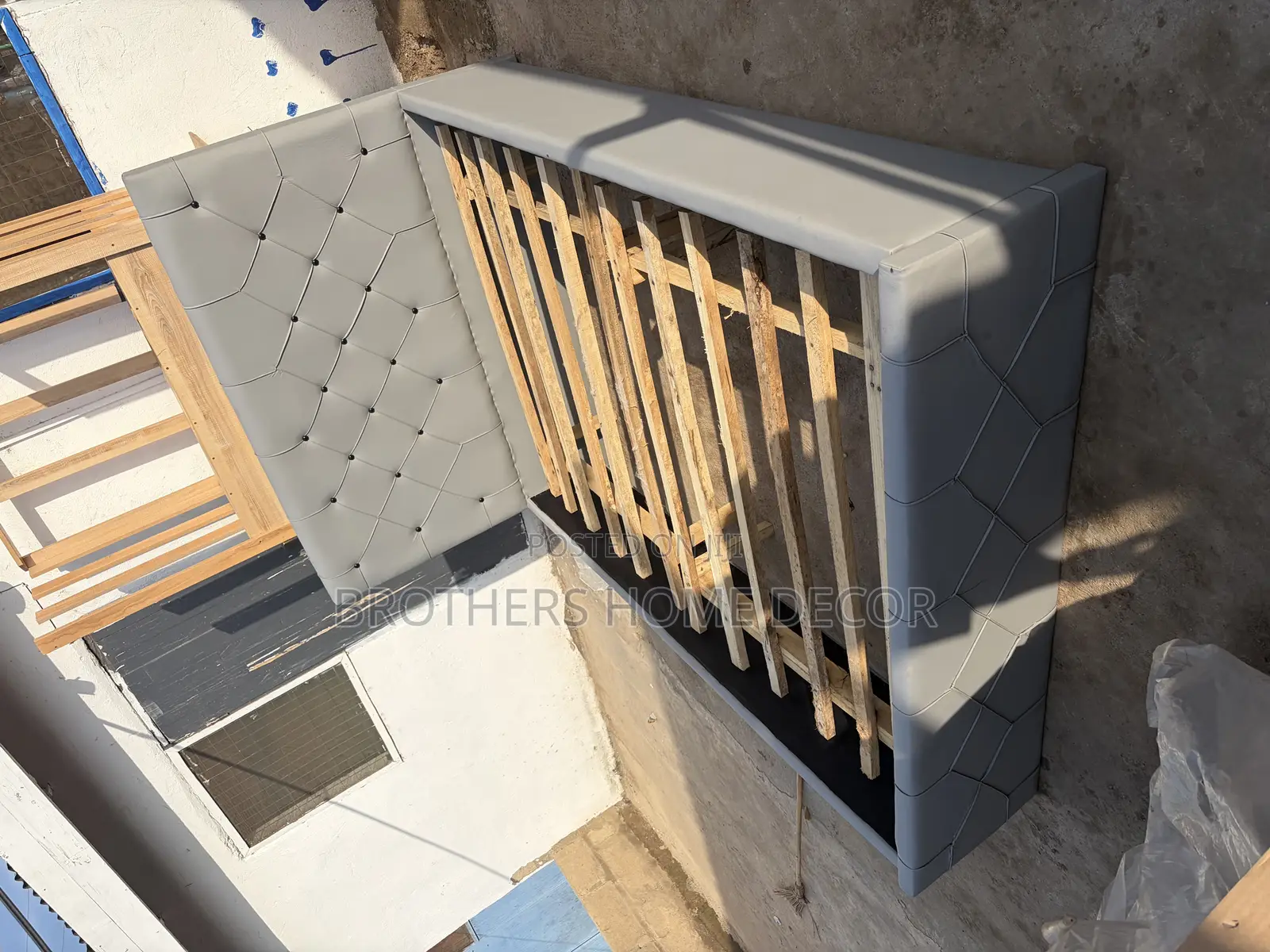 Double Bedframe White Color Available