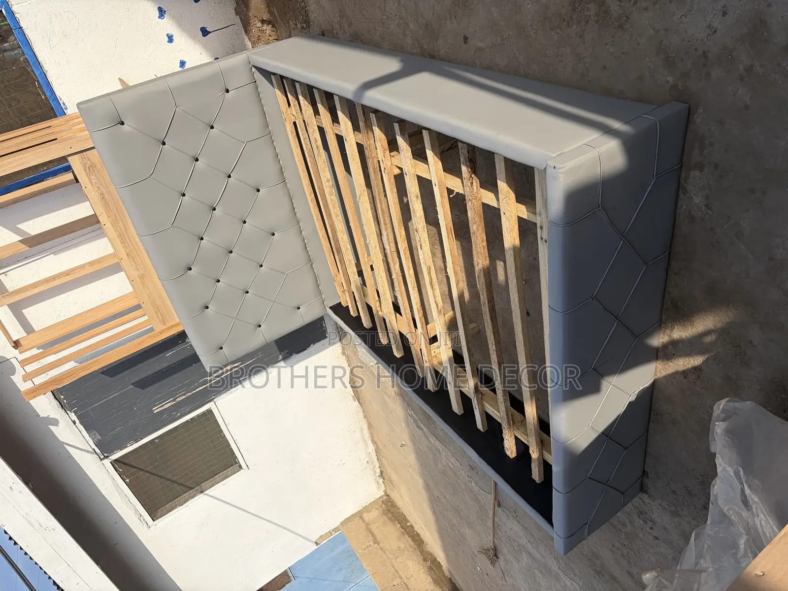 Double Bedframe White Color Available