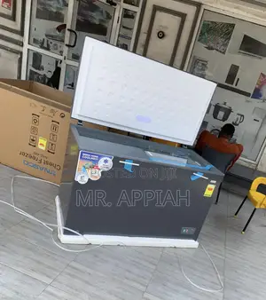 Sealed in Box Nasco 380l Single Door Freezer(Nas420)Gray.