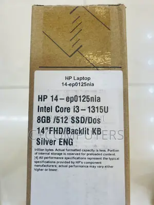 New Laptop HP 8GB Intel Core i3 SSD 512GB