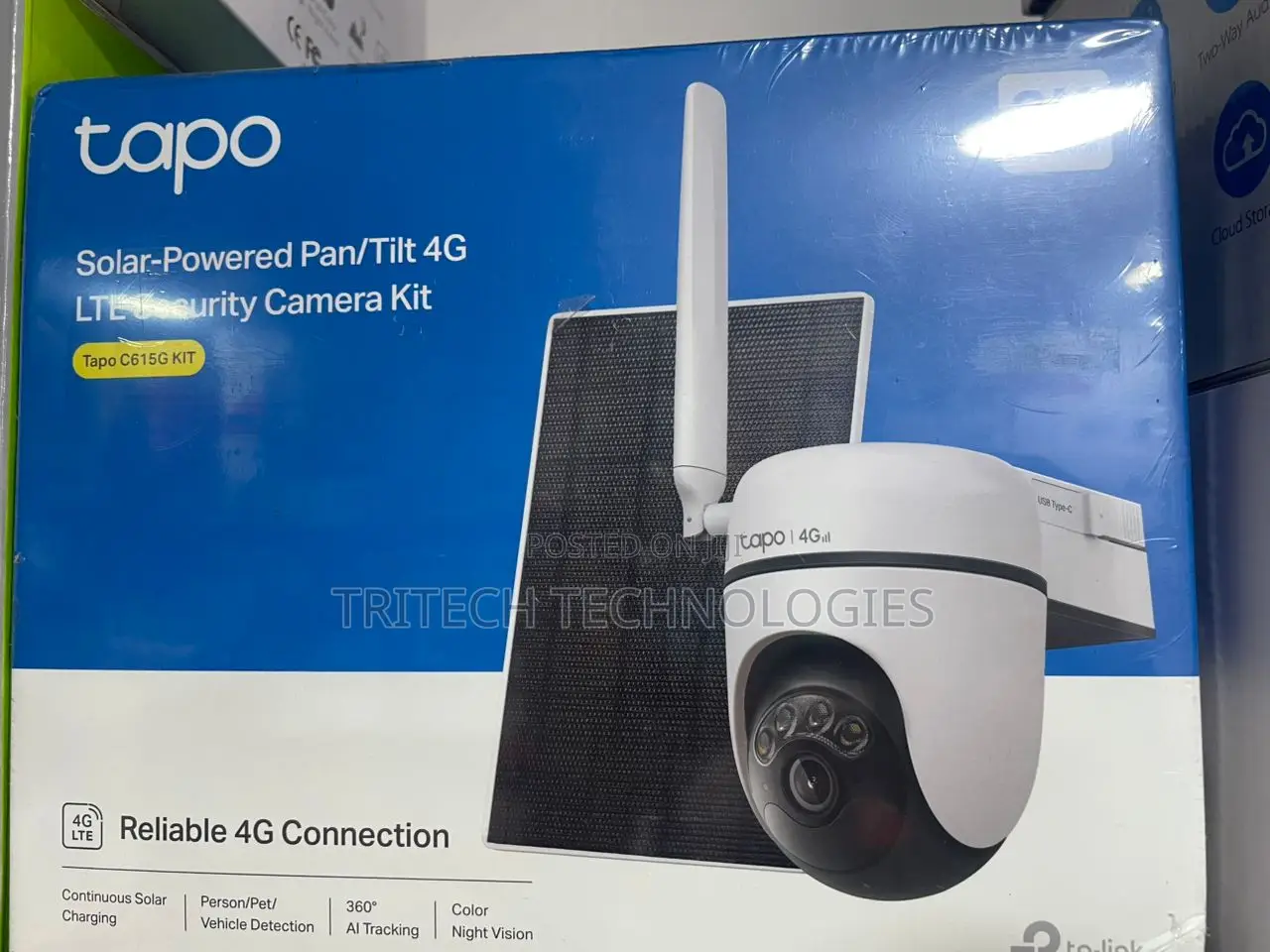 Tp-link Tapo C615g Kit New Solar-powered 4g Lte Security Camera