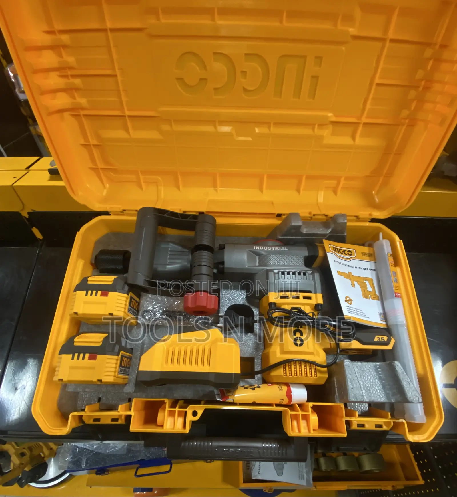 Ingco 20v Cordless Demolition Breaker