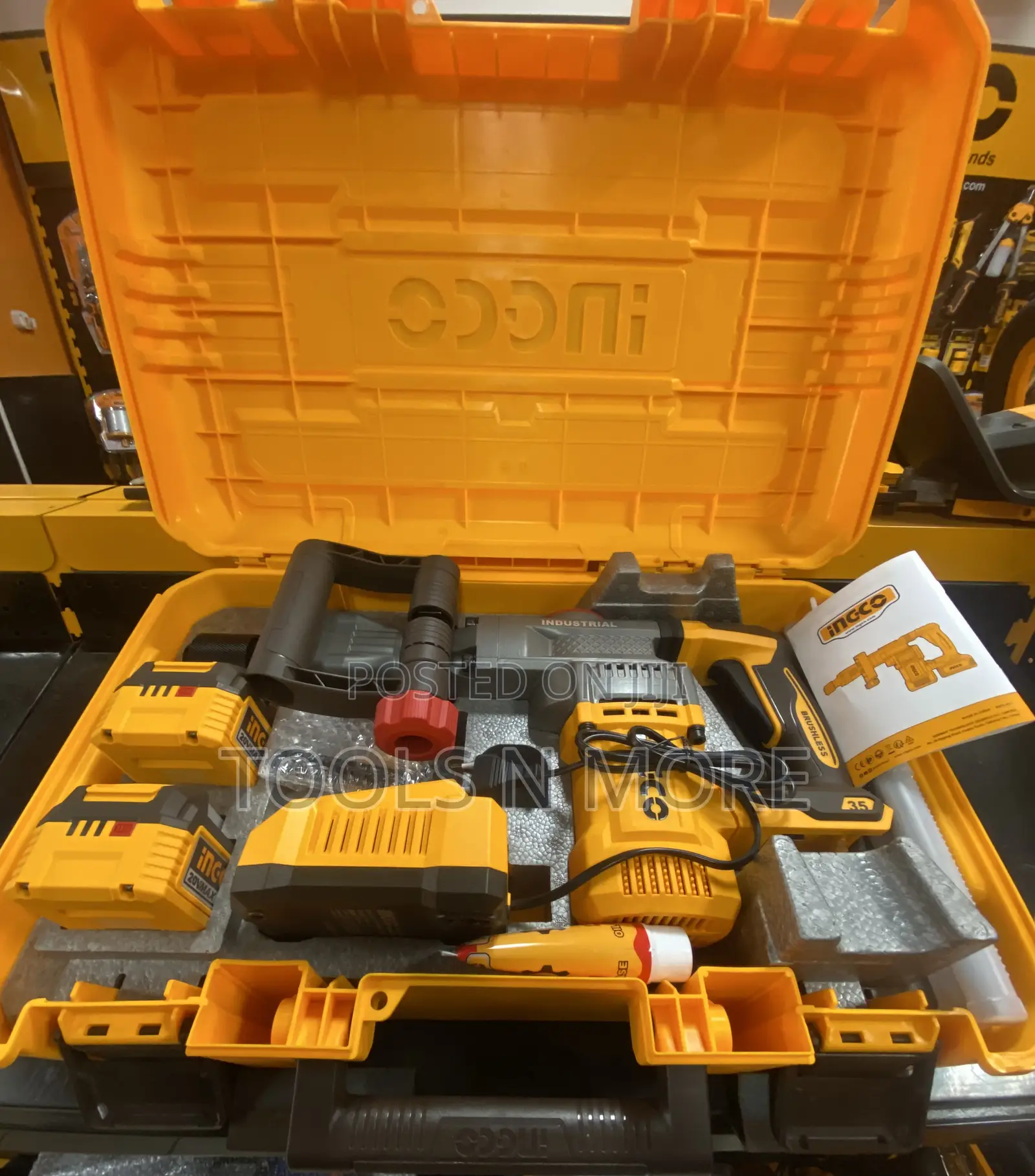 Ingco 20v Cordless Demolition Breaker