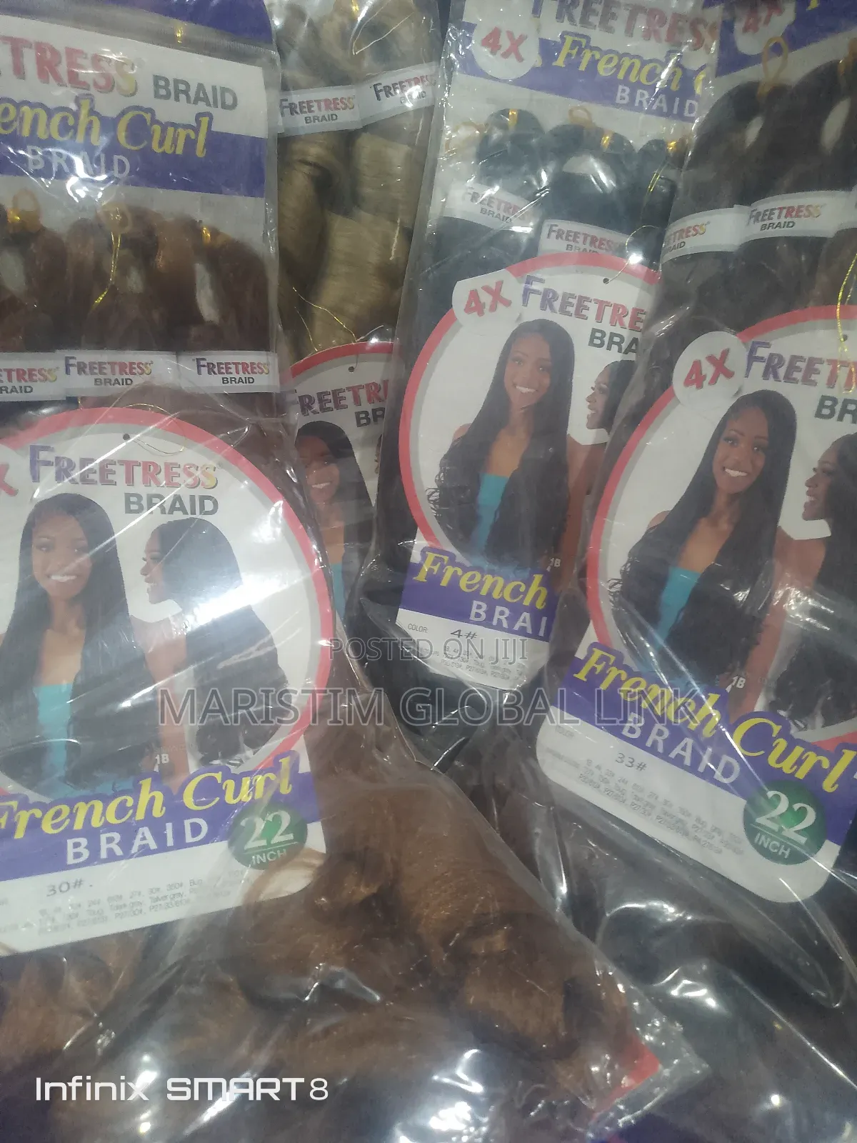 4x Freetress French Curls Braid