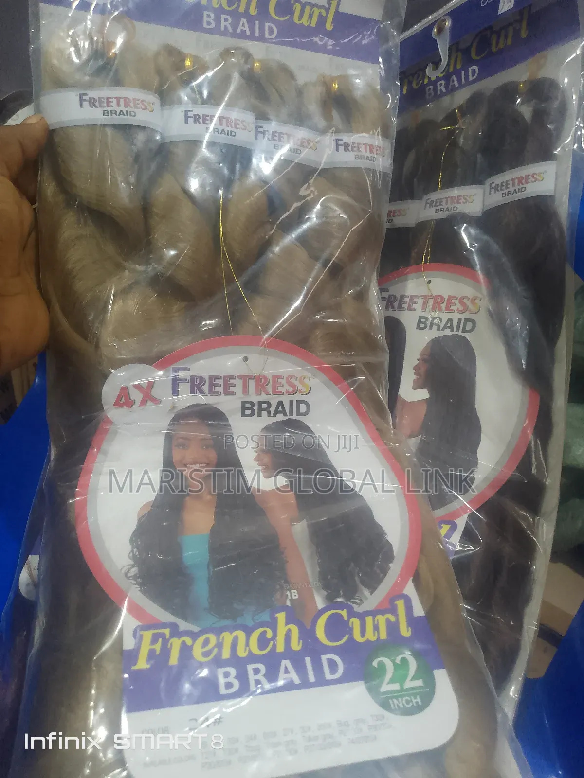 4x Freetress French Curls Braid