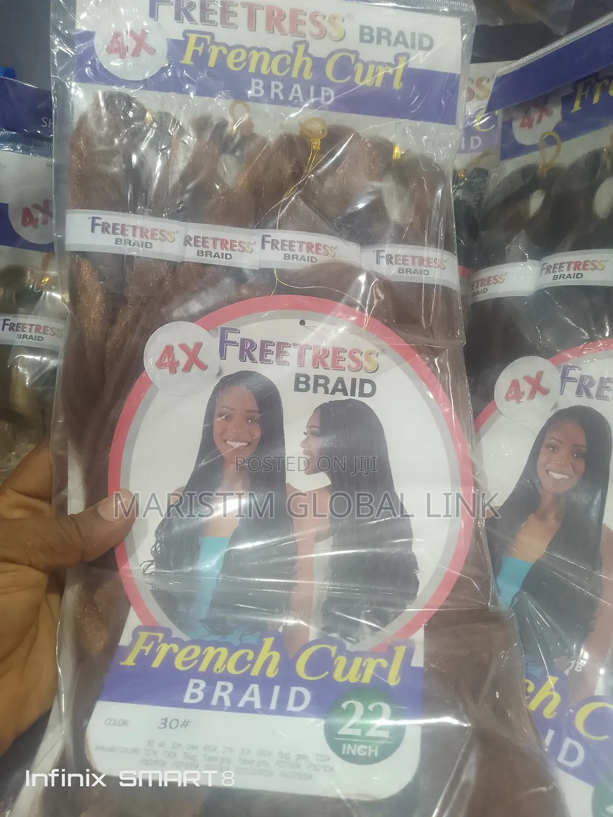 4x Freetress French Curls Braid