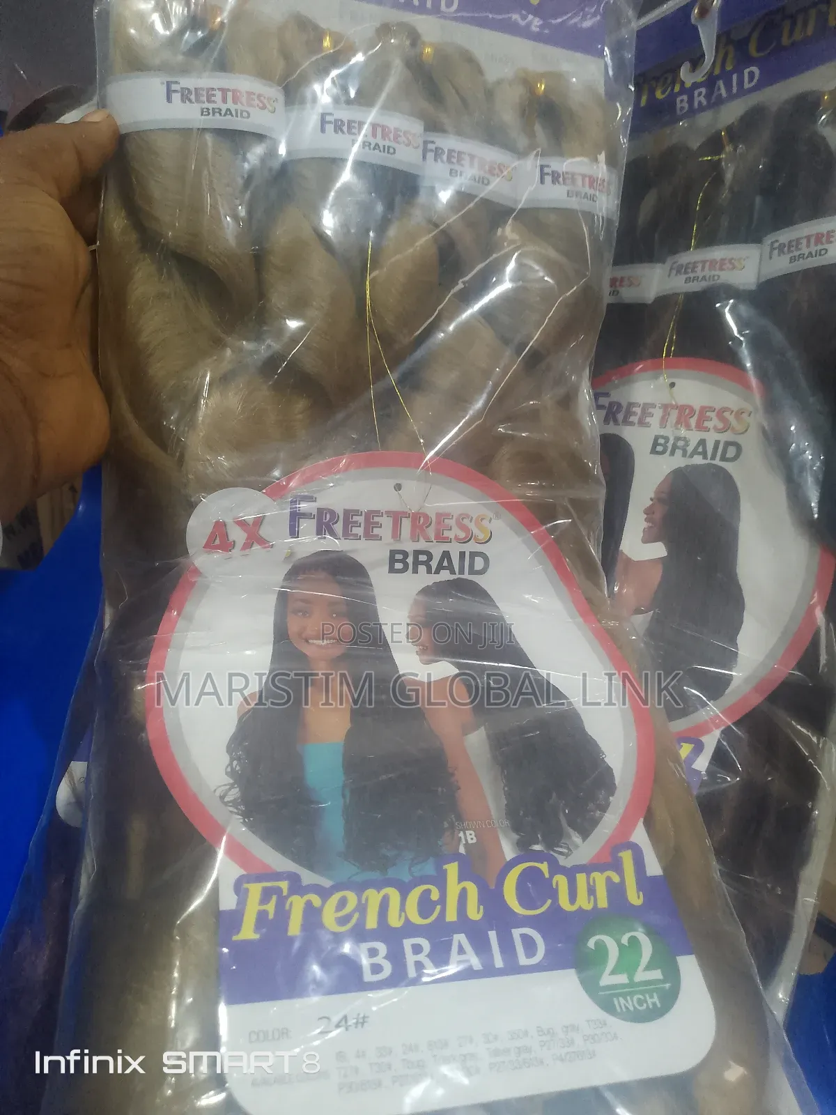 4x Freetress French Curls Braid