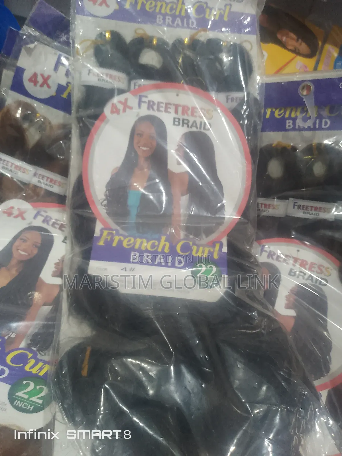 4x Freetress French Curls Braid