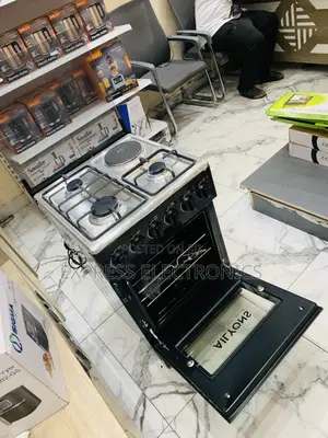 Freestanding Gas Electric Poker Stove 50-50 3-1 Oven Ailyon