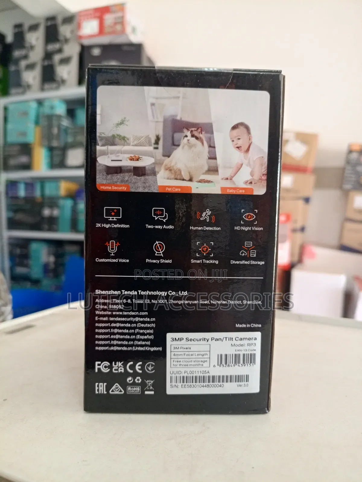 Tenda Security Pan/Tilt Camera