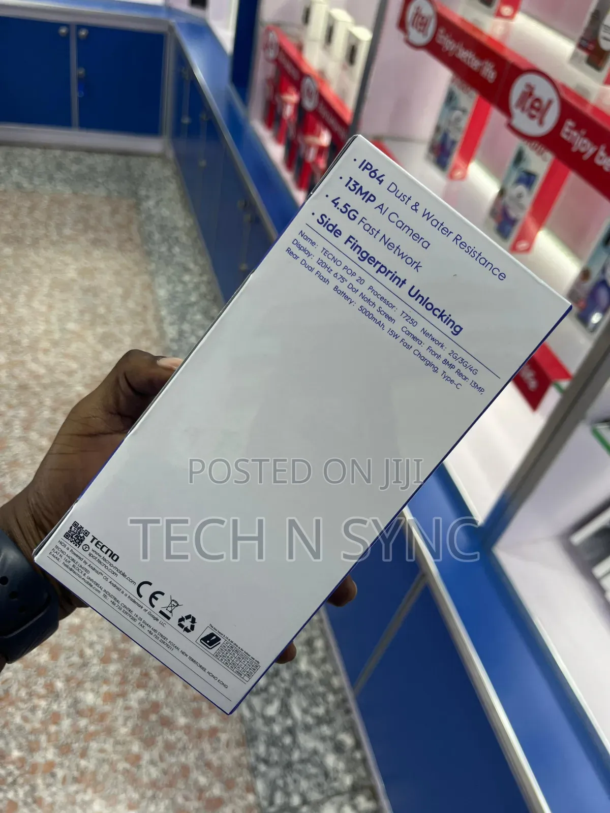 New Tecno Pop 20 128 GB Black