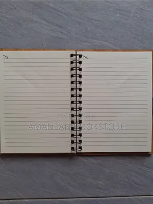 A5 Notebook With Light Brown Wooden Cover (Medium)