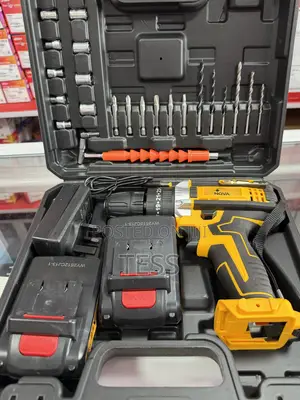 Cordless Screw and Drill Machine 21v With 2 Batteries 1500mah