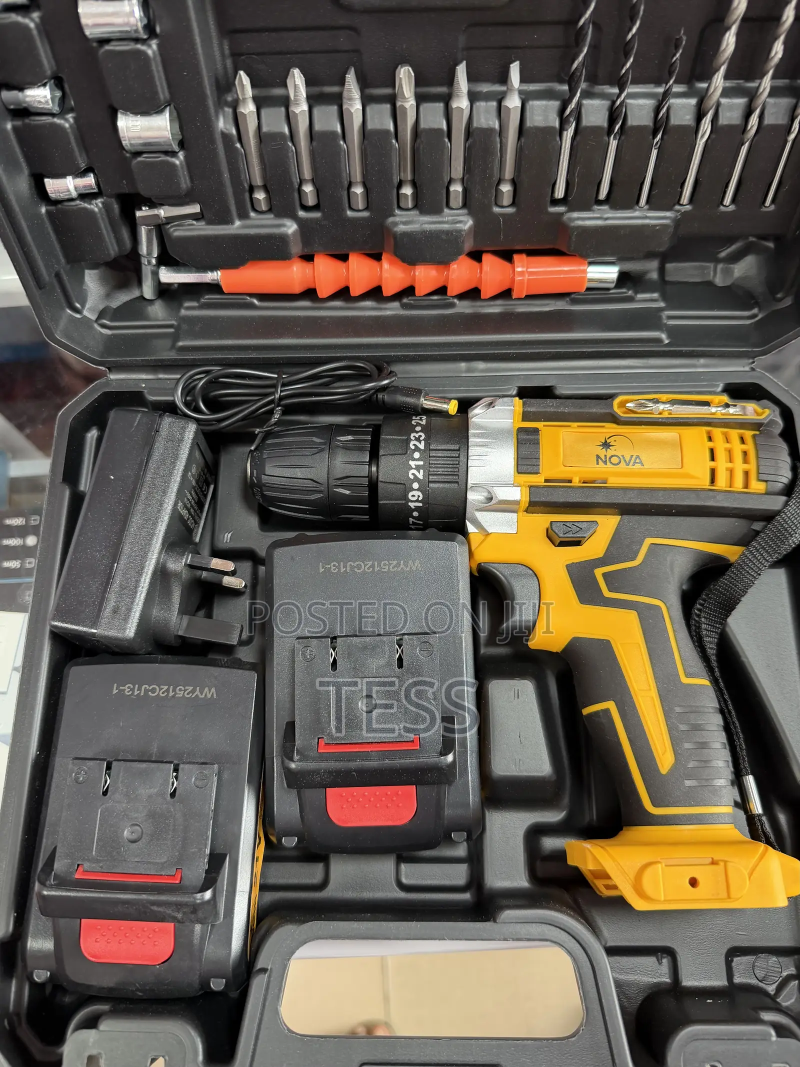 Cordless Screw and Drill Machine 21v With 2 Batteries 1500mah