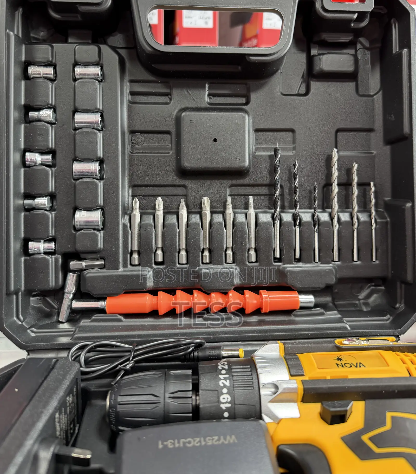Cordless Screw and Drill Machine 21v With 2 Batteries 1500mah
