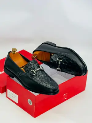 Premium Leather Louboutin Shoe Black