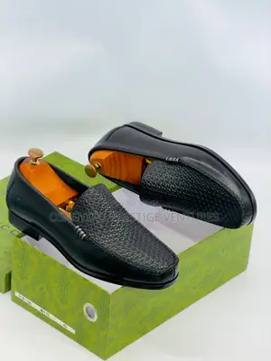 Premium Leather Hermes Shoe Black