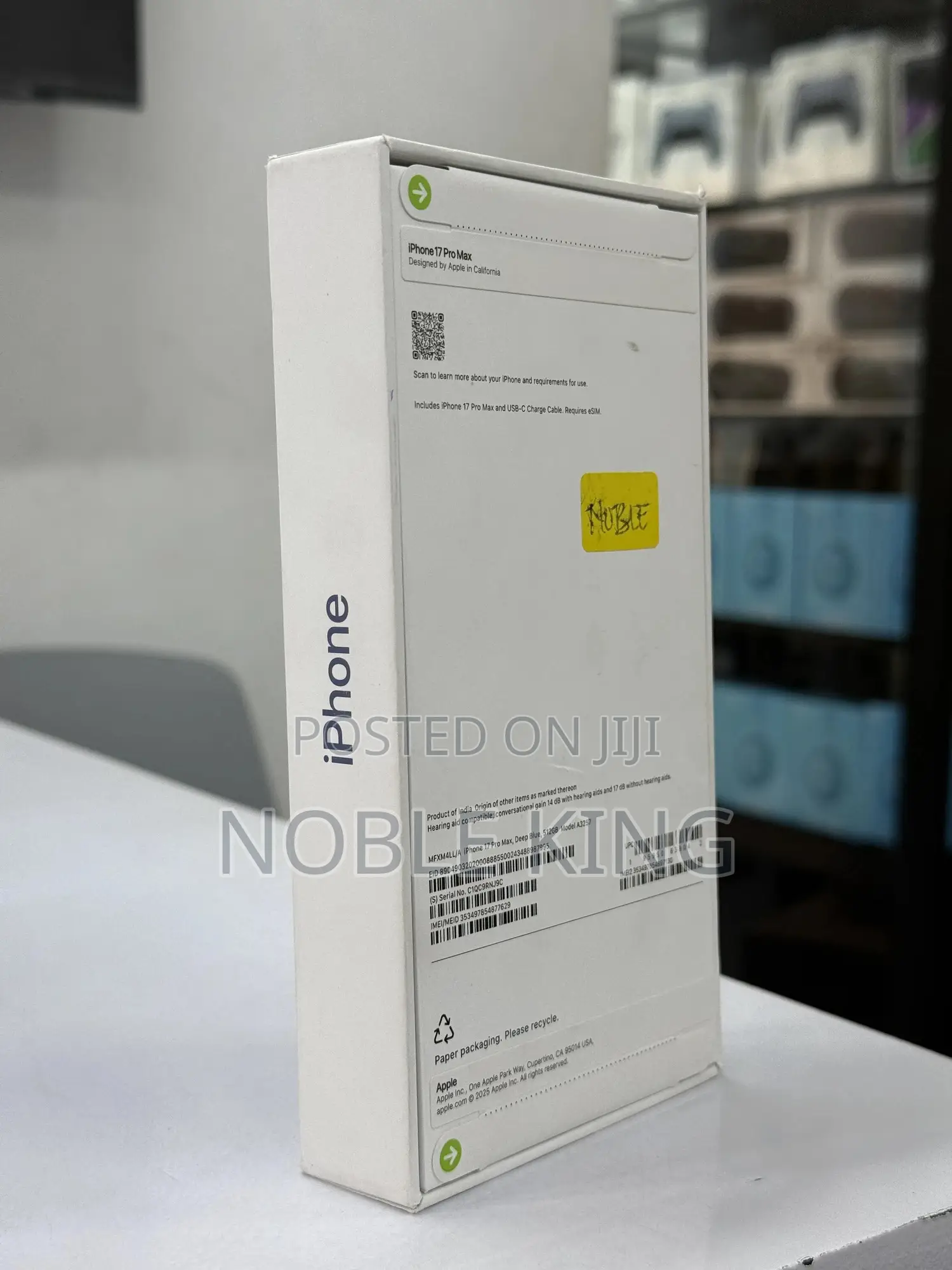 New Apple iPhone 17 Pro Max 512 GB Blue