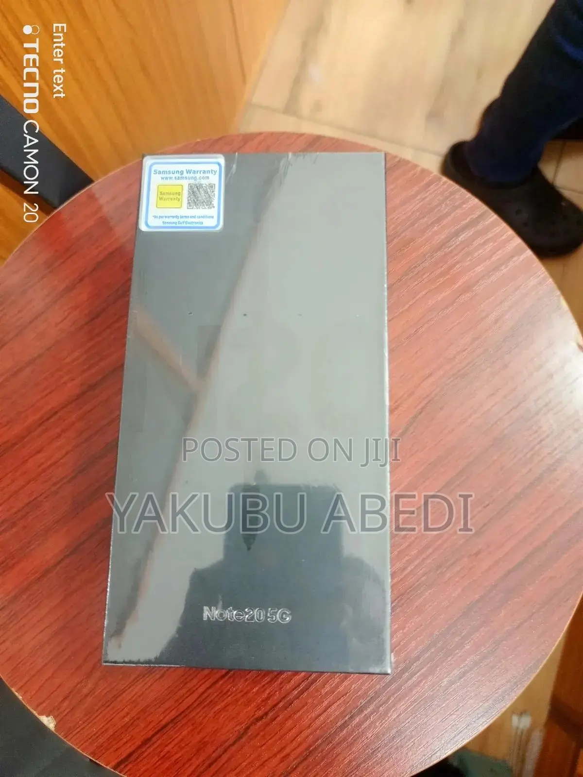 New Samsung Galaxy Note 20 5G 128 GB Black