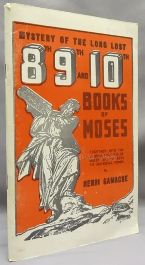 8,9 ,10 Books of Moses