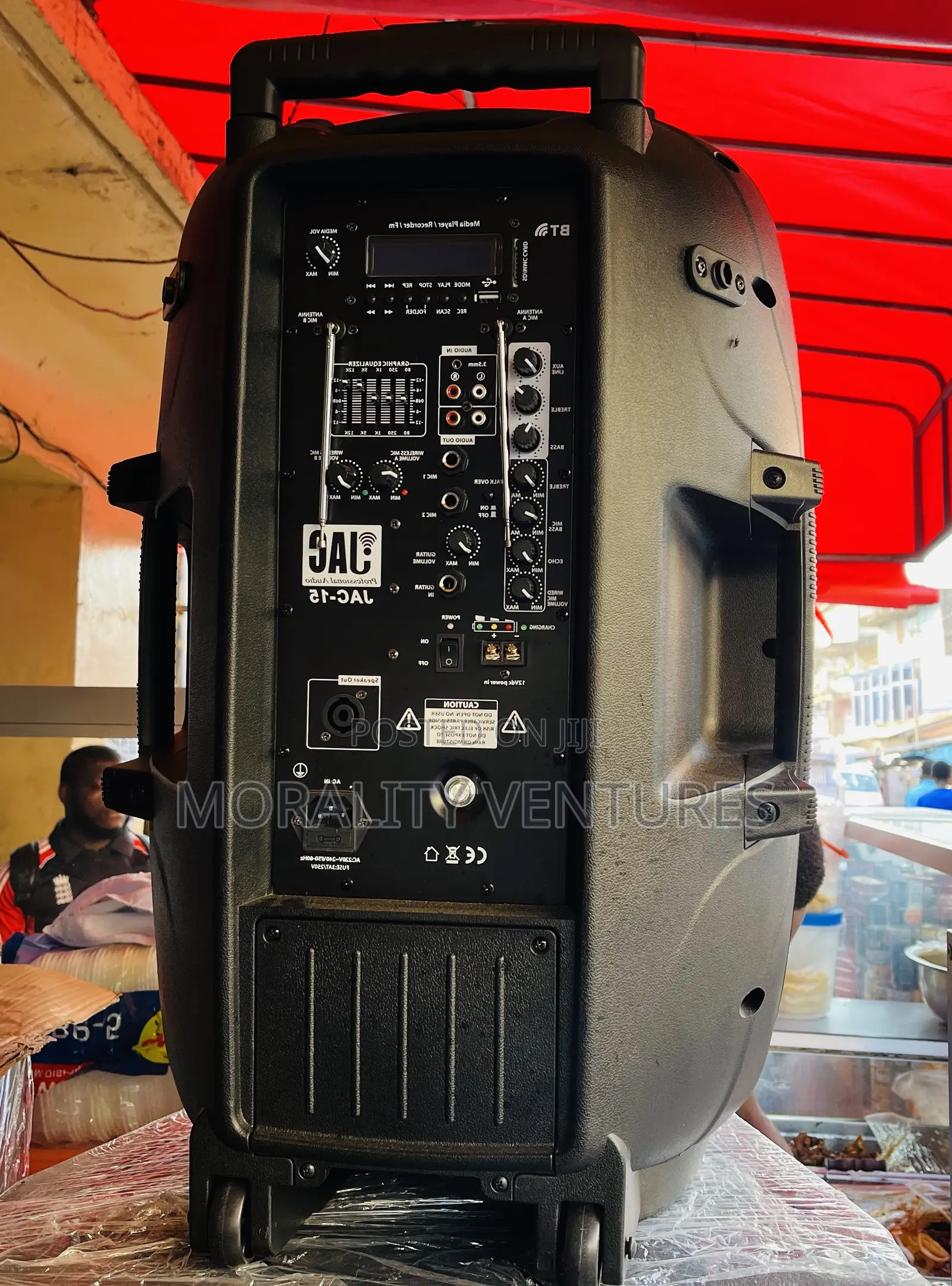Jac 15-Inch Rechargeable Pa Speaker
