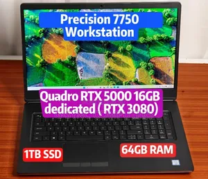 Laptop Dell Precision 7750 64GB Intel Xeon SSD 1T