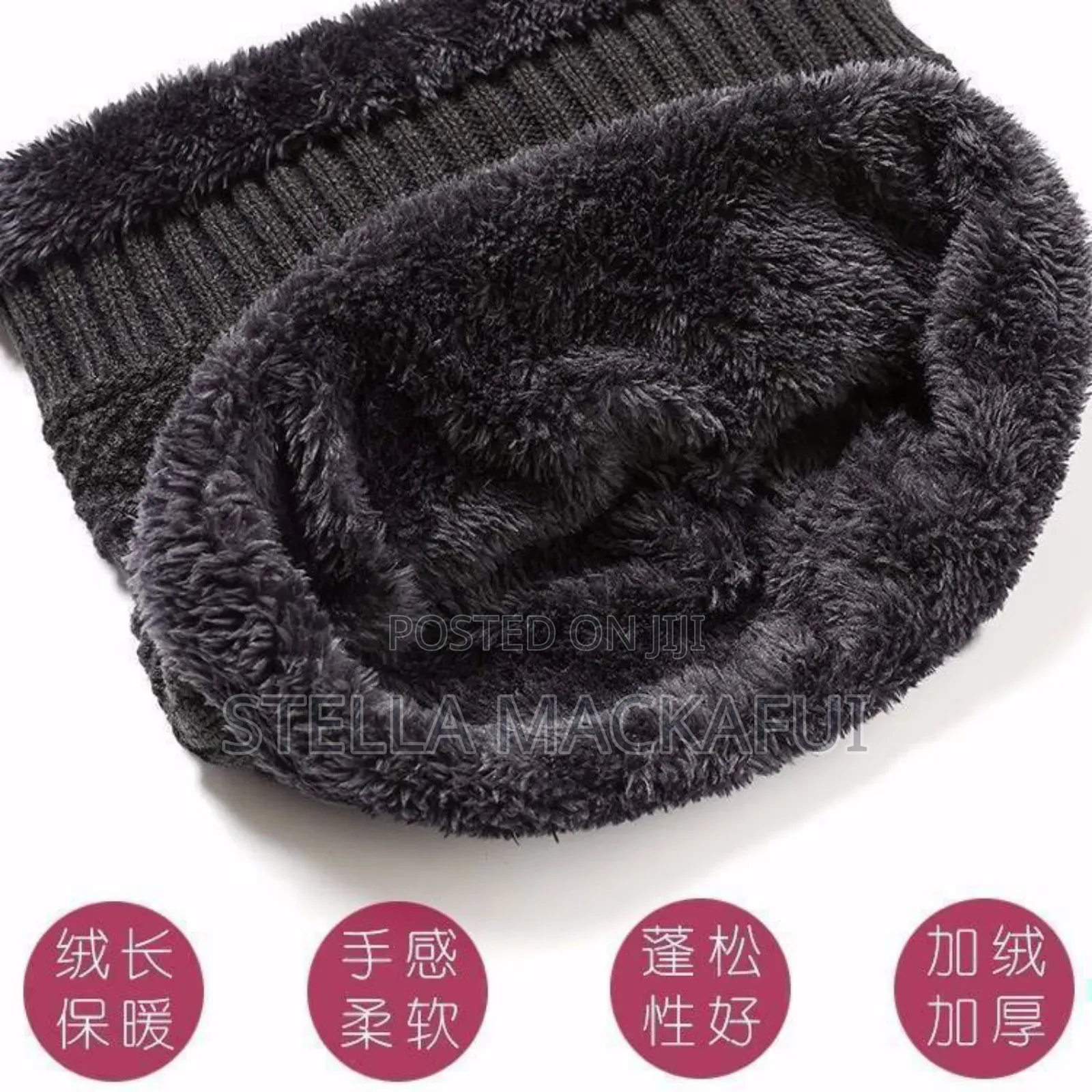 Winter Hat With Scarf