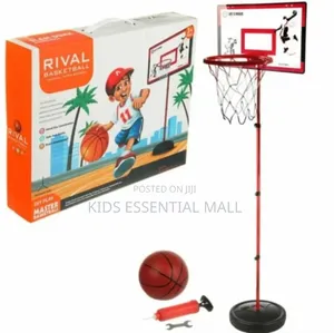 Basketball Set, Stand ,Pump, Hoop, Net ,Ball For Kids