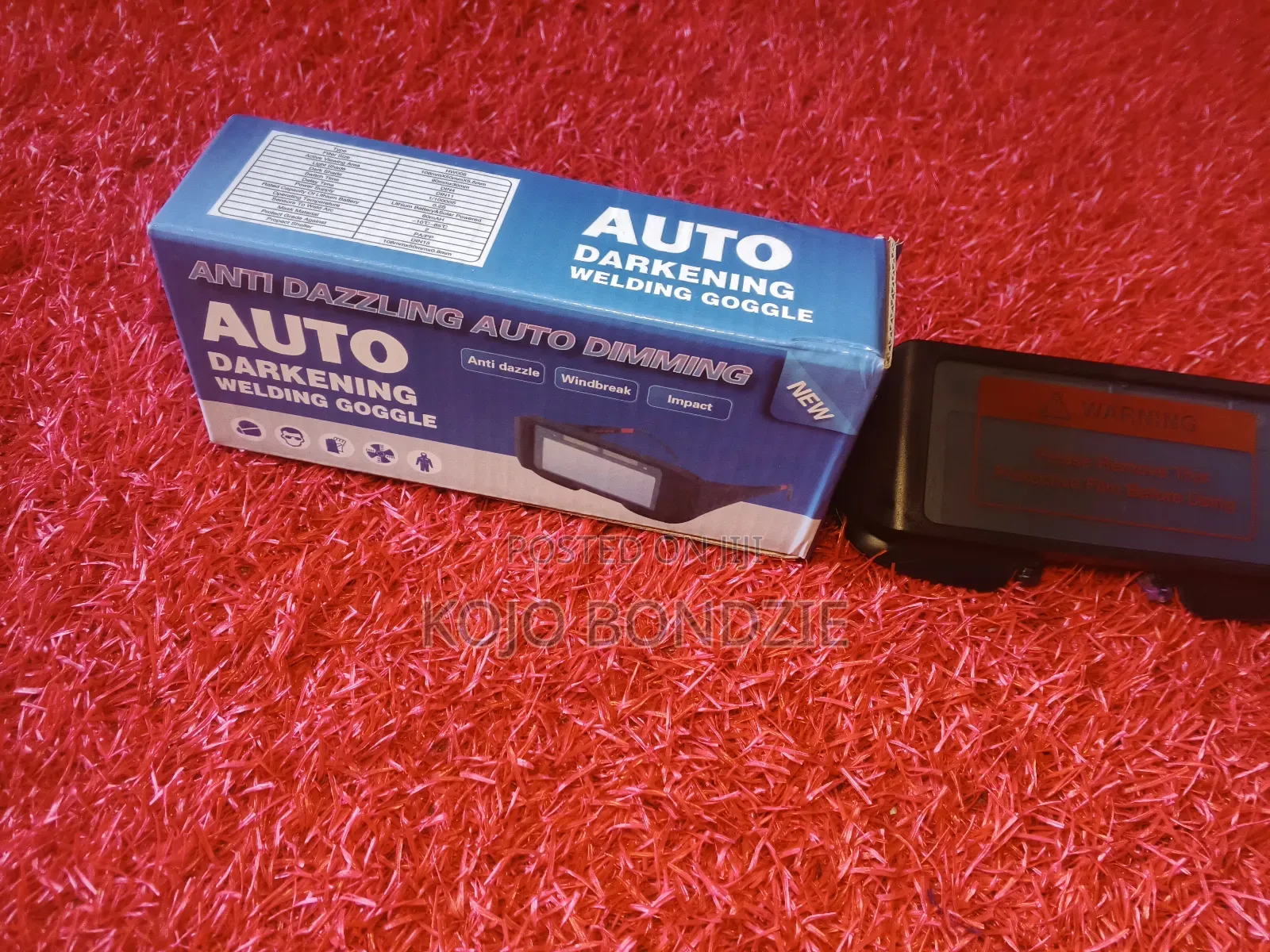 Auto Darkening Welding Glasses (Anti-Dazzling Auto Dimming)