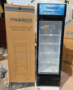 Nas-Fl400-Dr1 Nasco 358l Display Fridge