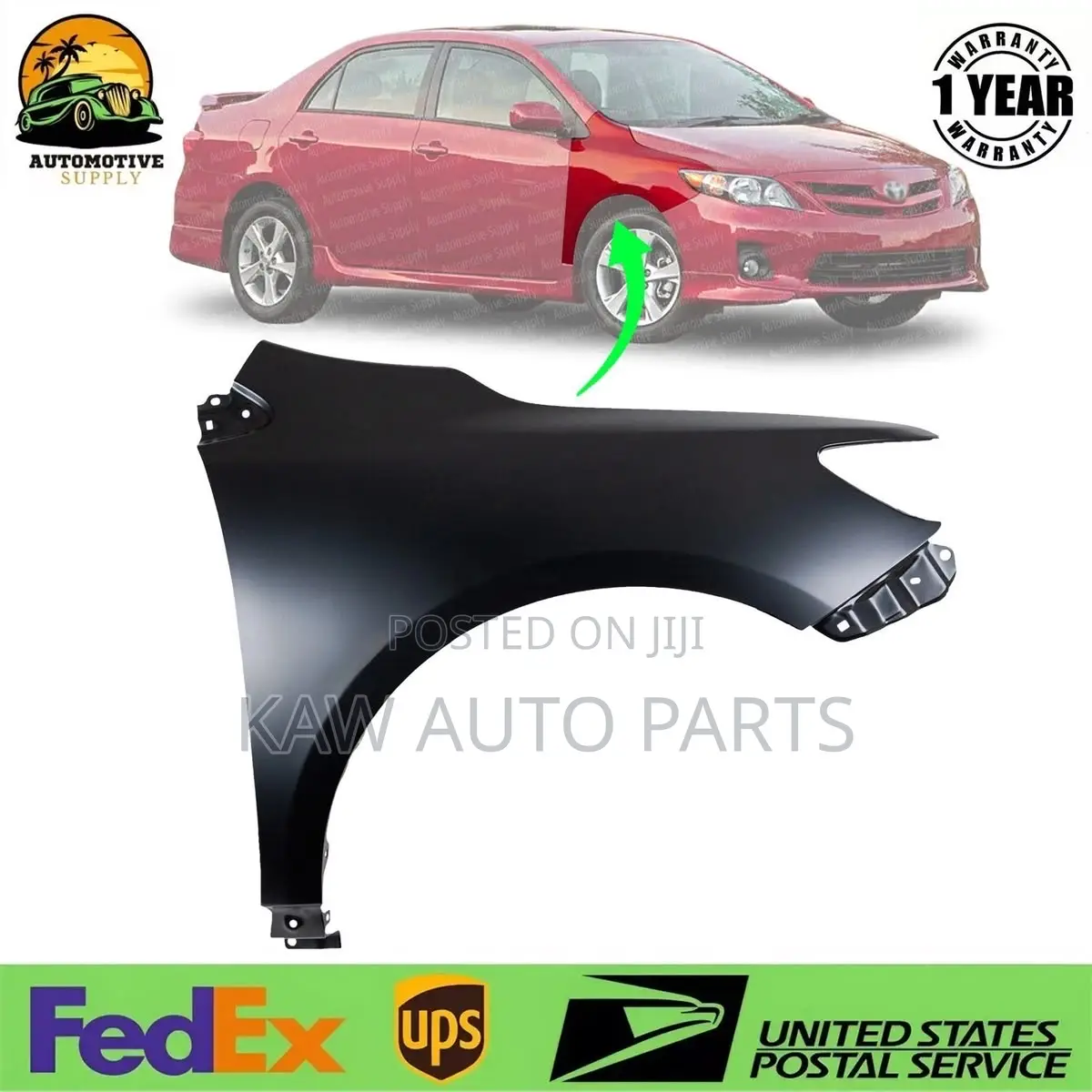 2009,2010,2011,2012 Fender For Toyota Corolla