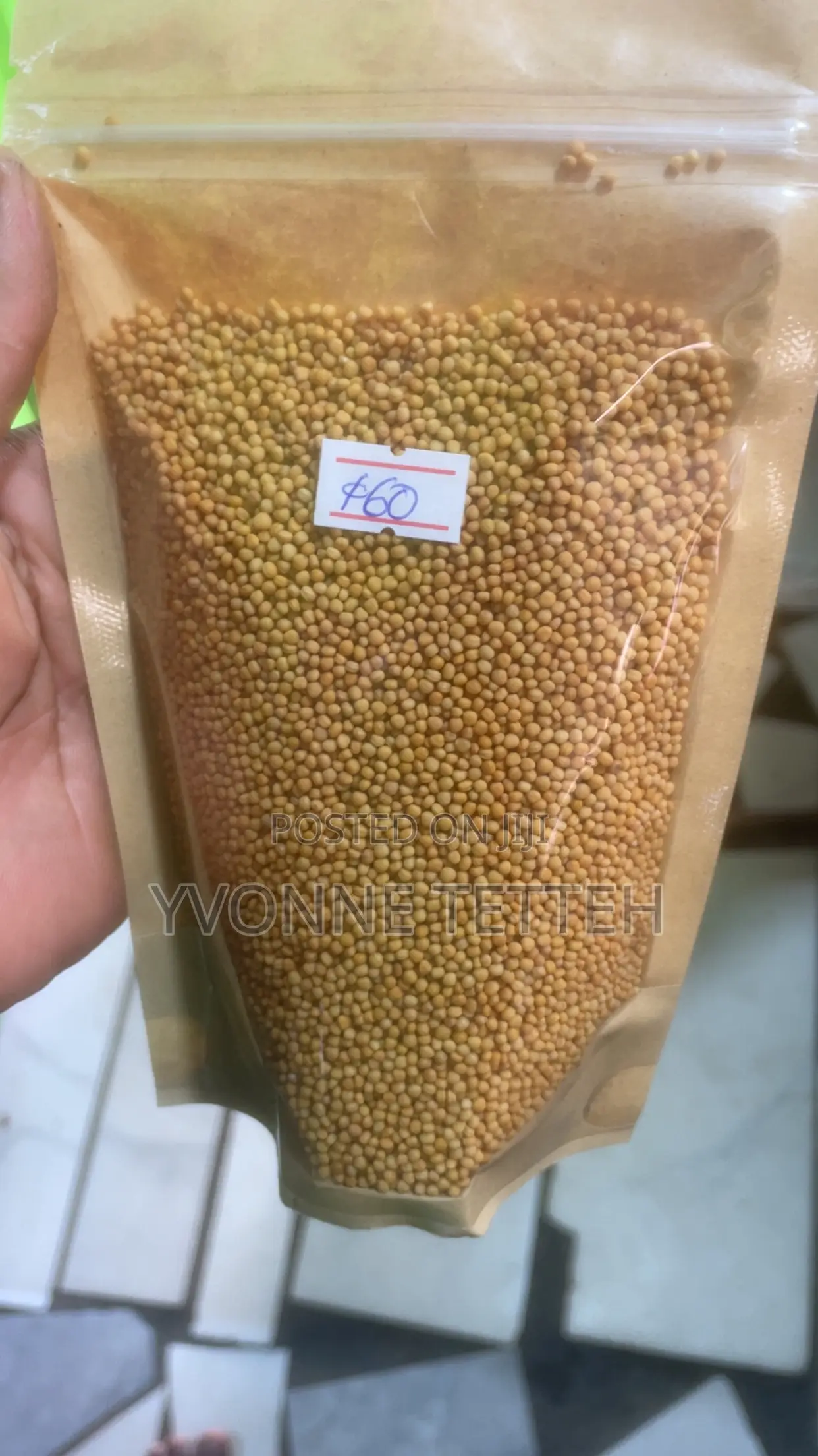 Yellow Mustard Seeds