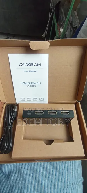 Avidgram 3port Hdmi Splitter 1x2