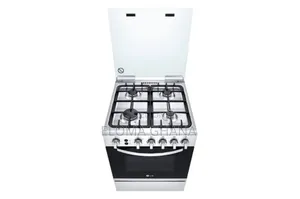 The Lg Fa211rma Is A 60x60cm Silver /Gray Freestanding Gas Cooker