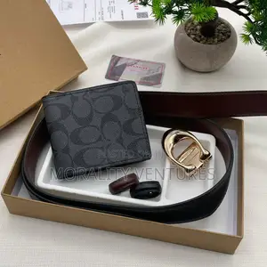 Gucci Gg Marmont Leather Wallet and Belt