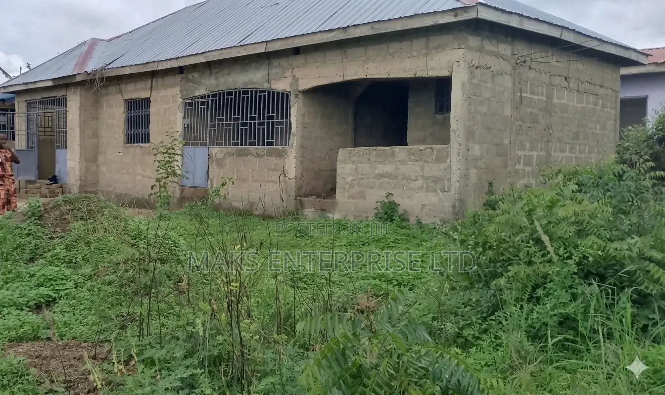 Land With 1 Chamber and Hall Self-Contain, 2 Single Room Self Contain