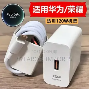 120w Fast Charger – Head + Type C Cable