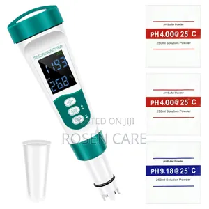 5 in 1 Ph Meter, Tds, Ec, Salt, Temps, Water Quality Tester Device