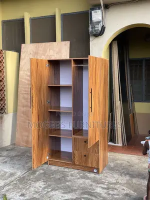 Stylish 2-in-1 Wardrobe - Premium Foreign Wood Laminated