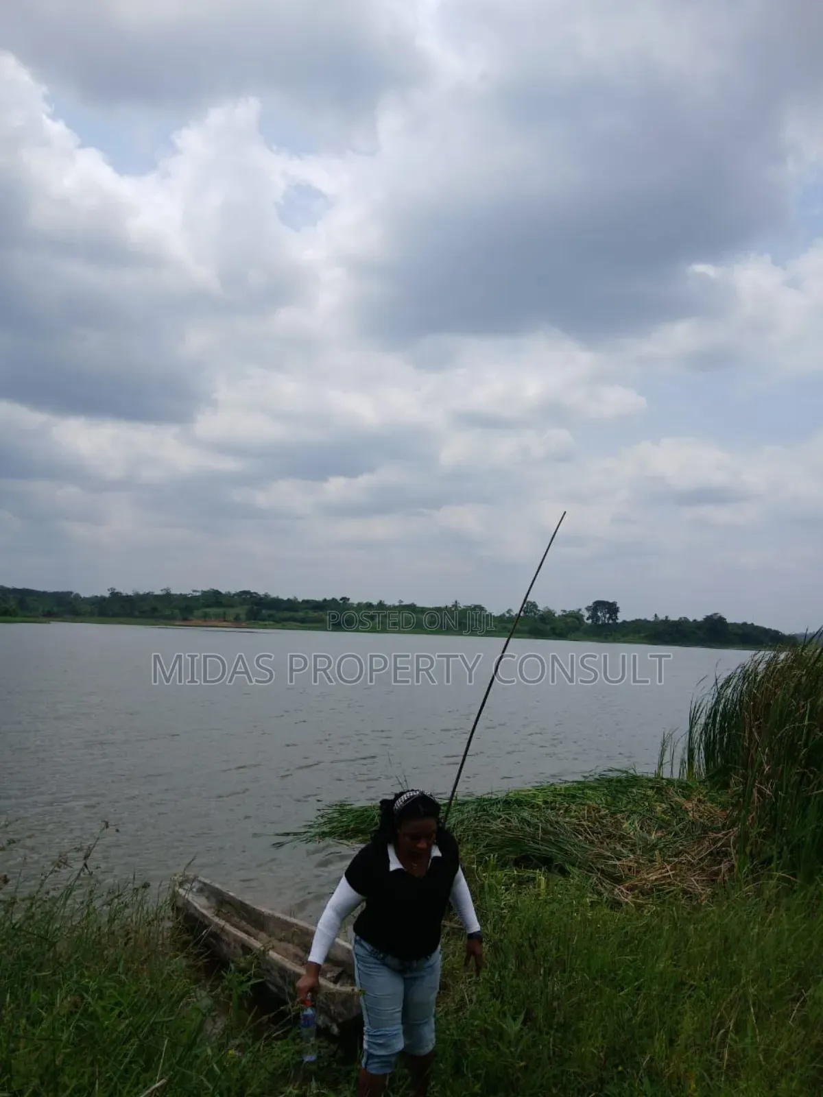 1 Acre 4plots River Front Land For Sale At Mankessim