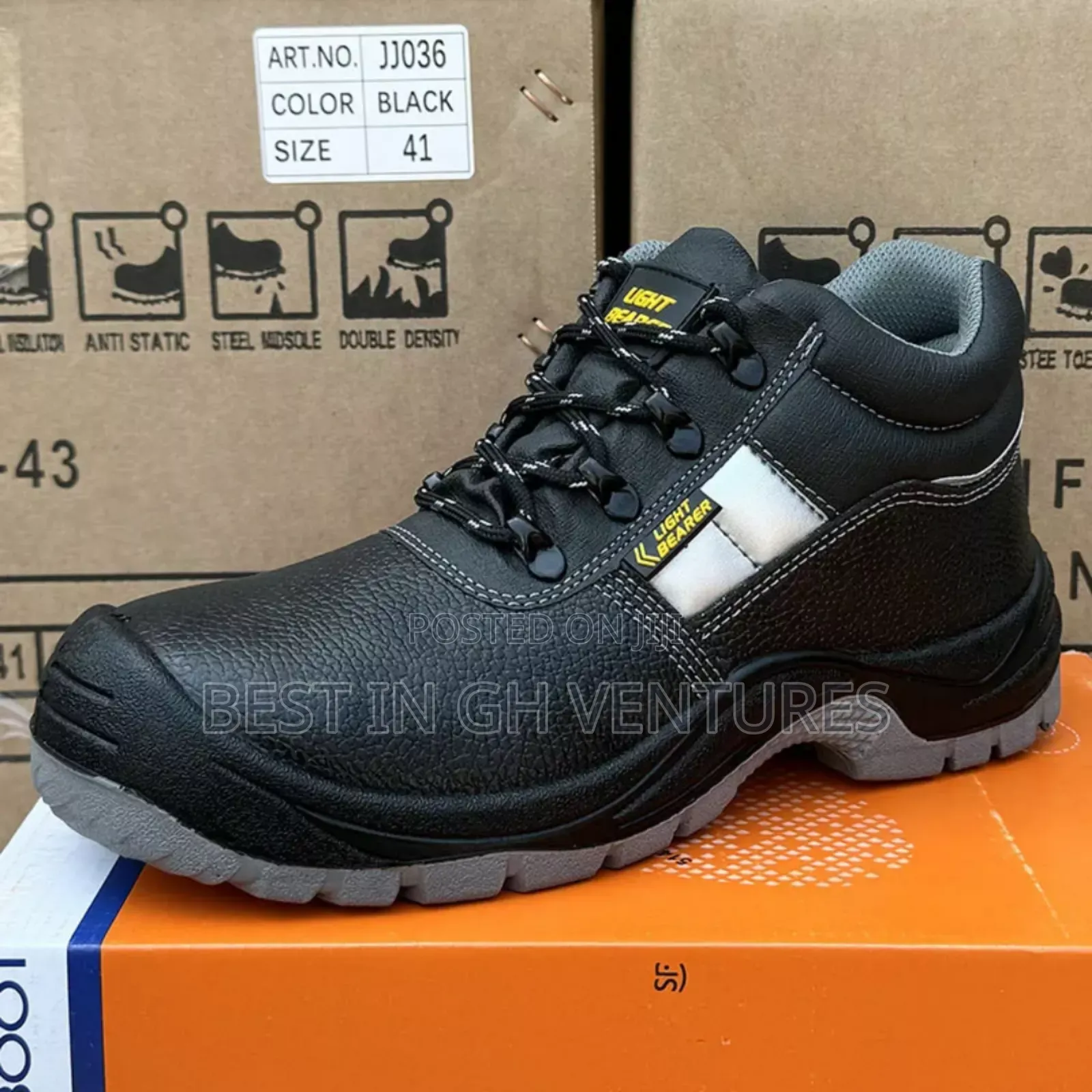 Top Quality Safety Shoes With Metal Toe & Reflector