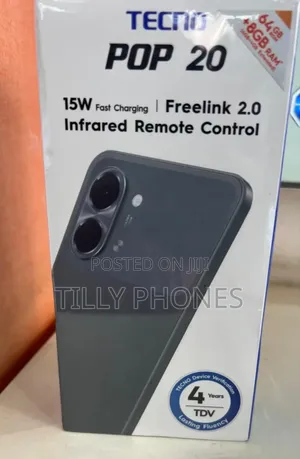 New Tecno Pop 20 64 GB Black