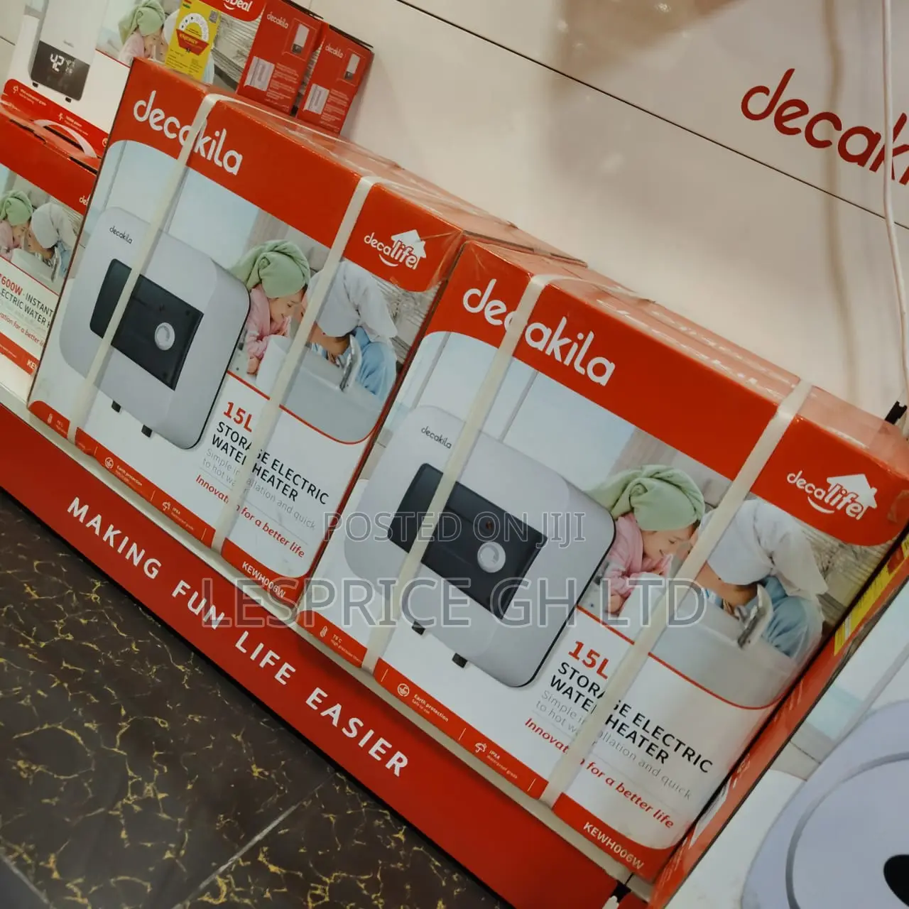 Uniquely Designed and Affordable 15l Electric Water Heater