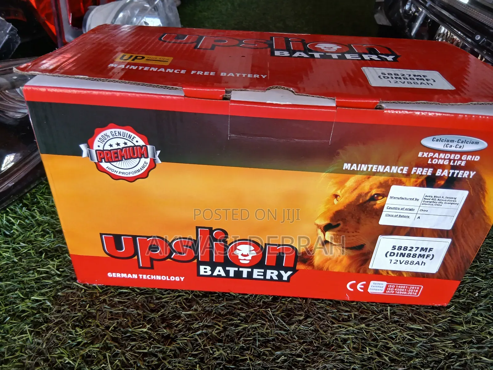 Original Upslion Cars Batteries 17 Plate 90ah 88ah